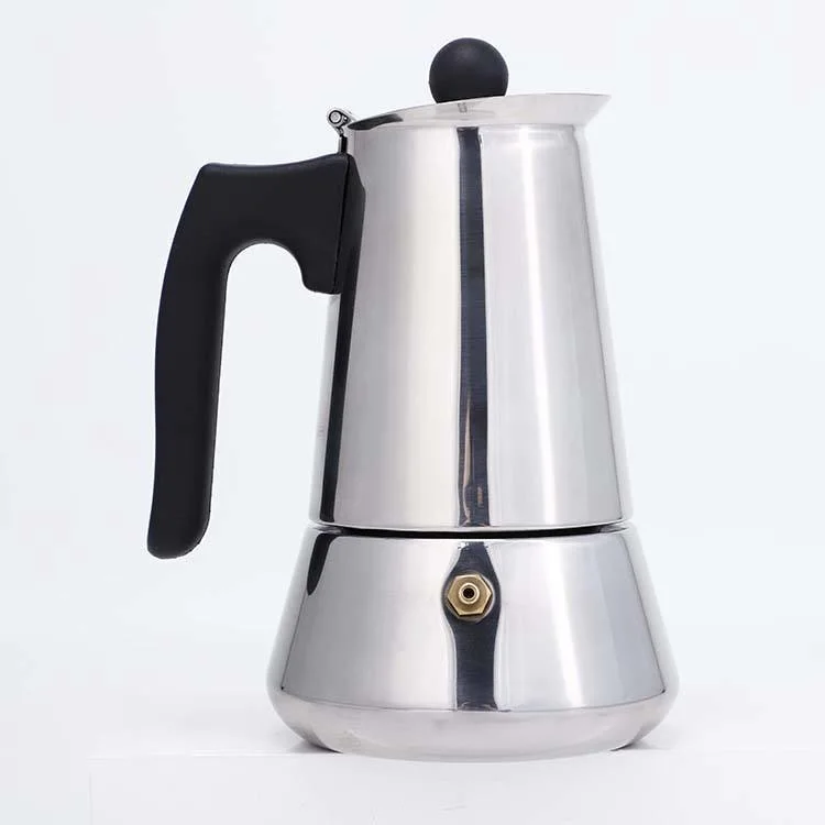 2023 4cup Moka Coffee Maker Espresso Stainless Steel Moka Pot