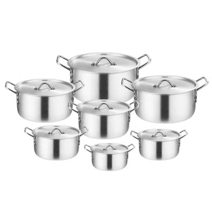 Ensemble de casseroles à soupe en aluminium, 7 pièces, ustensiles de cuisine, offre spéciale