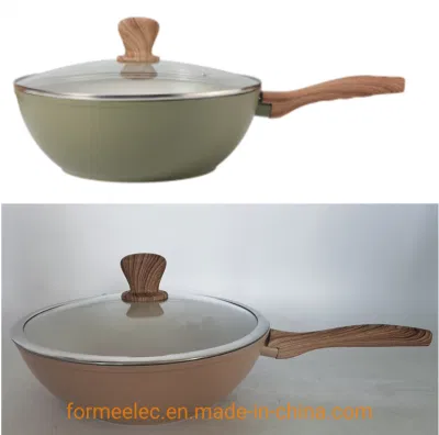 Maifan Stone Cookware Poêle à frire en marbre 30 cm 32 cm Non